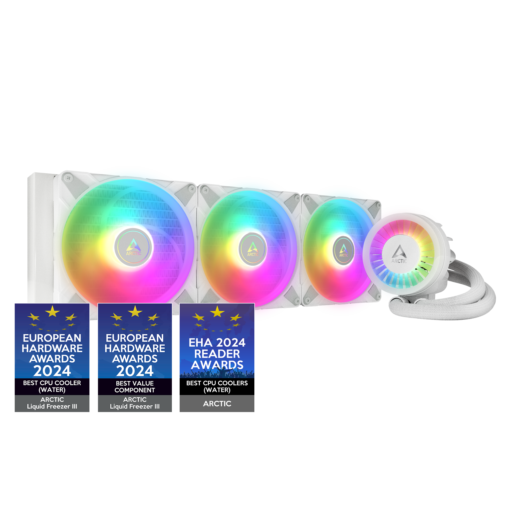 Arctic Liquid Freezer III 420 A-RGB (White)